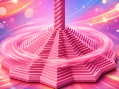 Star Fidget Twist With Tactile Handle
