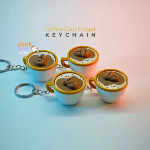 Coffee Cup Keychain
