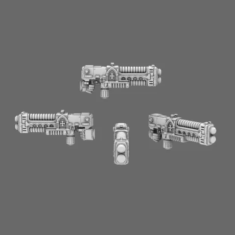 Crusader Knights Plasma Rifles LEFT