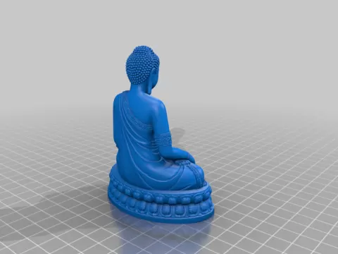 Thailand Buddha - Repaired and flattened