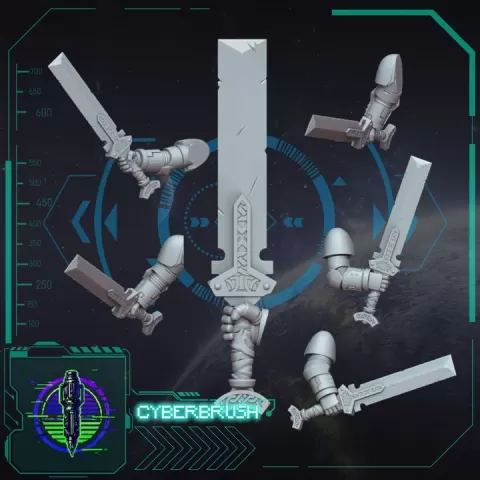 Space Vikings Sword 5 by Cyberbrush