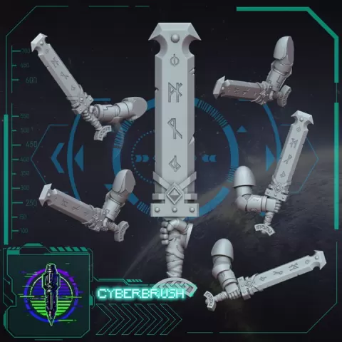 Space Vikings Sword 2 by Cyberbrush