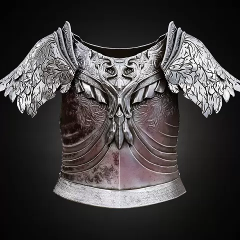 VARGRAM THE RAGING WOLF CHESTPLATE PAULDRONS AND SCALES life size cosplay armor - Elden Ring Fan Art by Abyss Art Studio