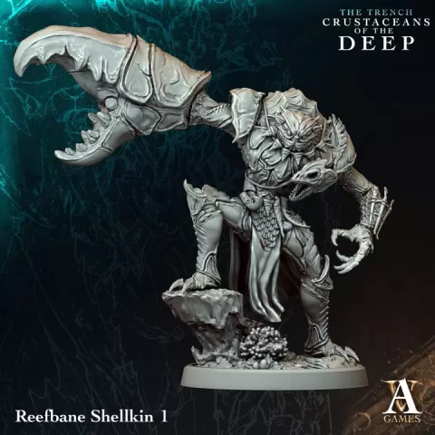 Reefbane Shellkin by Archvillain Games