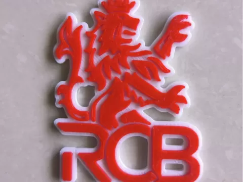 RCB Logo Magnet Keychain
