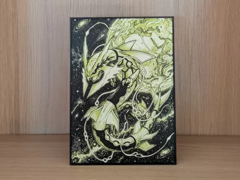 Mega Rayquaza Hueforge & Frame