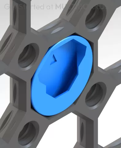 Bottom - Half Fix Point Hole - Large Thread