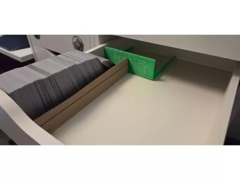 Spacer for IKEA Alex drawer.
