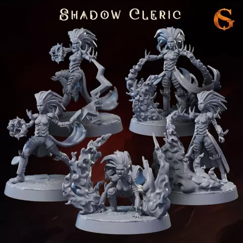 Shadow Cleric | Pre-Supported by SolGood Creations