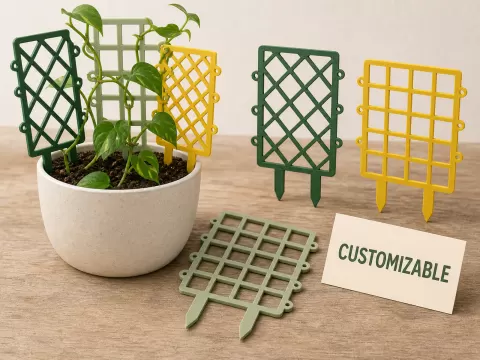 Parametric Plant Support and Trellis System