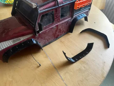 Traxxas TRX4 Defender Extended Arches/Wheel Flares
