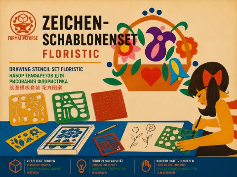 Zeichenschablonen Set Floristik