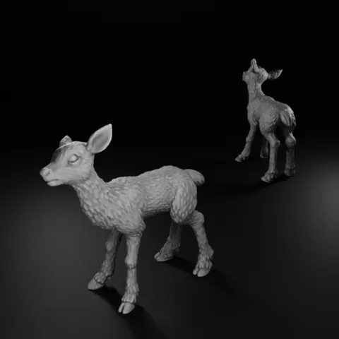 Megaloceros Calf - Giant Irish Elk Fawn - Prehistoric Megafauna