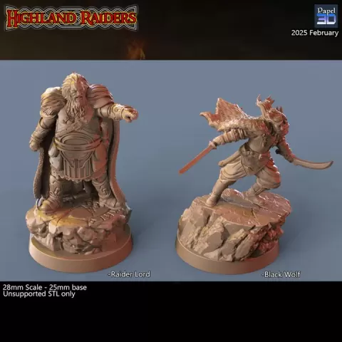 Raider Lords by Papel 3D