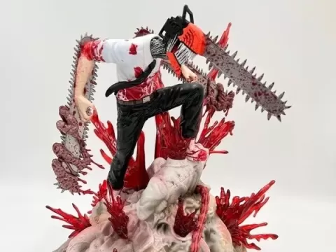 Action Figure Chainsaw man Denji Anime Manga