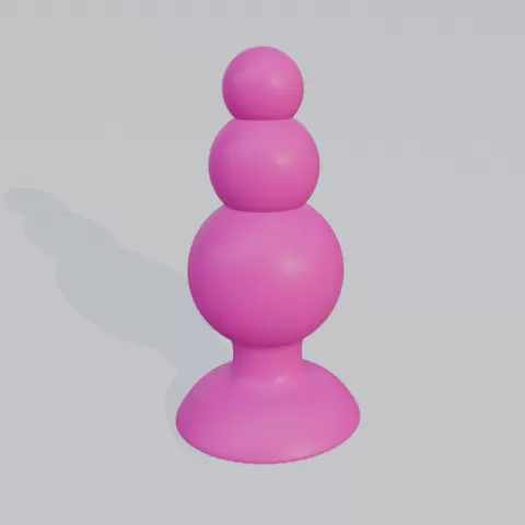 Three-ball Butt Plug