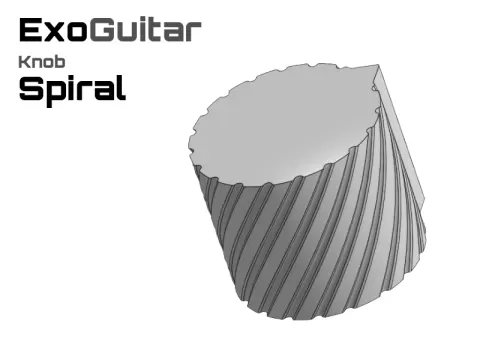 ExoGuitar - Knobs - Spiral