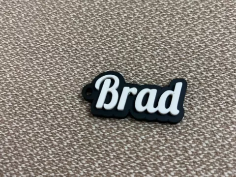 Brad name keychain
