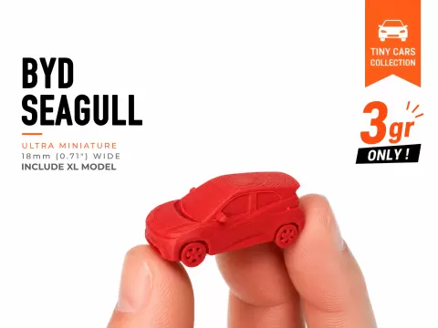 Tiny BYD Seagull - Mini Cars Series