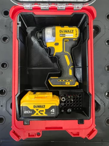 Dewalt Driver Packout Insert V2.stl