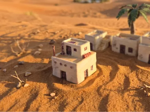 Desert House v4 for Arab village