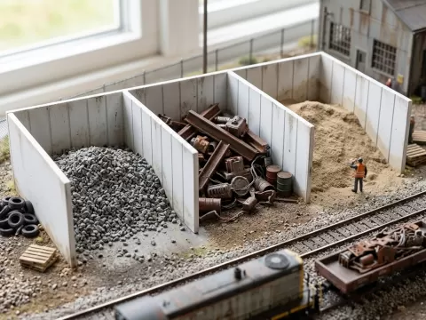 Parametric storage bays / Bulk Material Bunkers