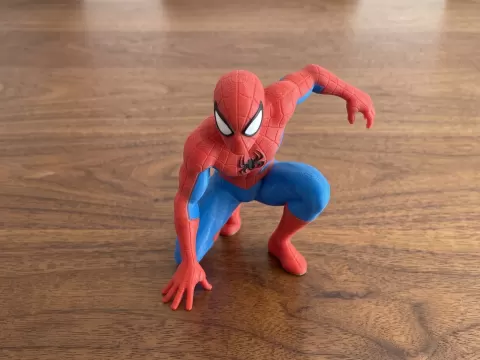 SpiderMan Landing Figure