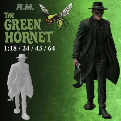 Britt Reid / Green Hornet (Van Williams) TV SHOW Scale Figure 1 18 El Avispón Verde 1 43 64 Diorama Movie