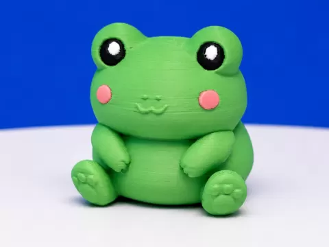 Cute Chubby Frog Figure