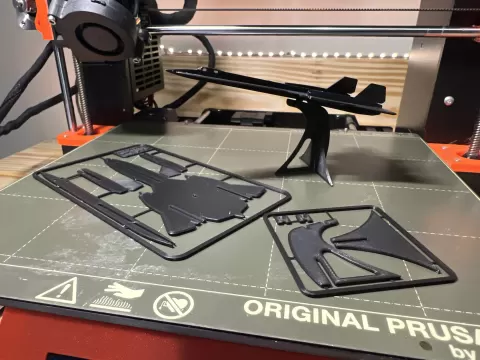SR-71 "Blackbird" Kit Card and Stand