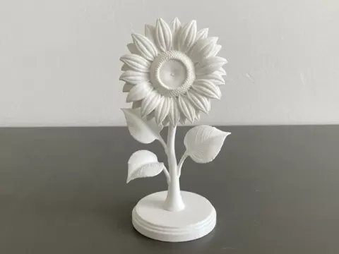 Sunflower on Stand - Decorative Floral Model