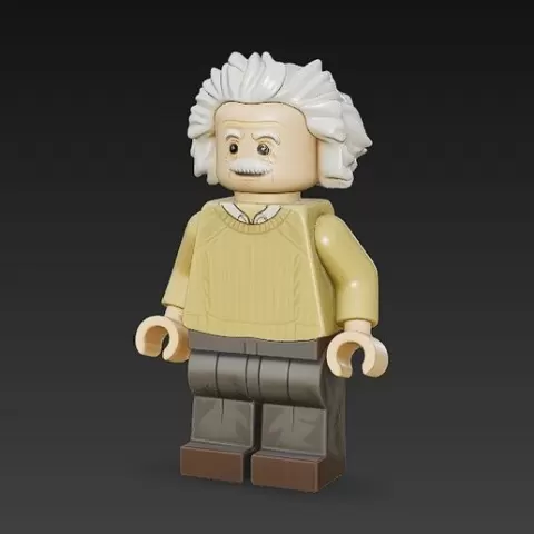 Albert Einstein – Estilo Bloque