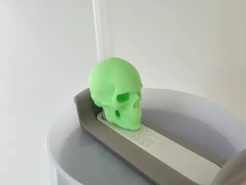 Halloween Skull Straw Topper