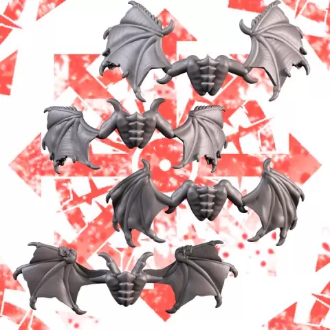 Demon Wings Backpack by Sergeant Hammer