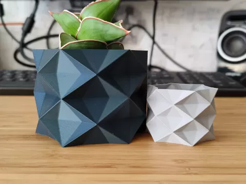 Diamond Planter & Pot for plants and Flowers - Vase mode