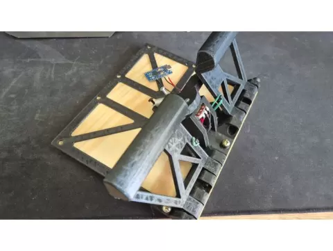 Simple rudder pedals.