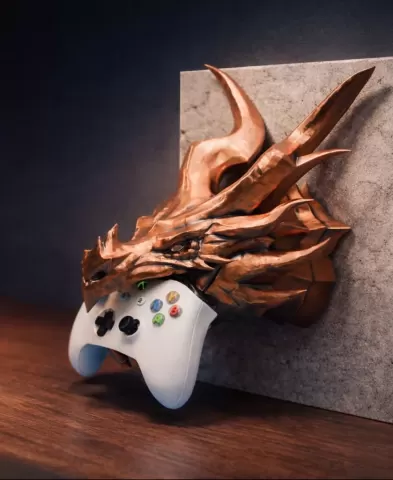 Stone Dragon Controller Stand