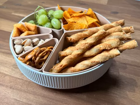 KANNA Snack Tray — Rotating, Modular Inserts