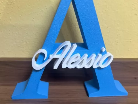 Lettere 3d con nome Personalizzato