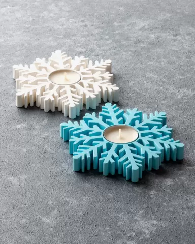 Snowflake Candle Holder