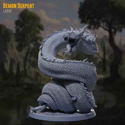 Demon Serpent by Claymore Miniatures