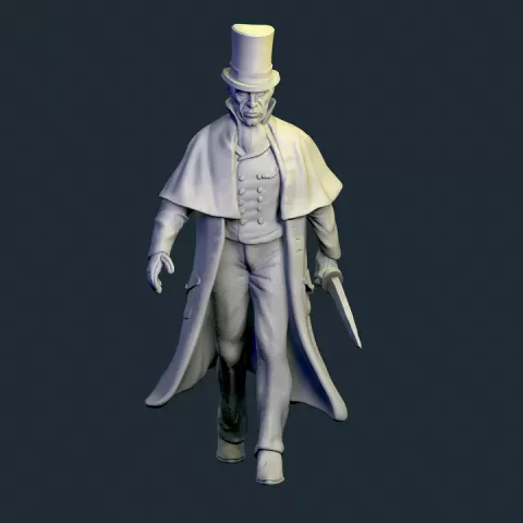 Jack the Ripper by Gametee 3d Miniatures