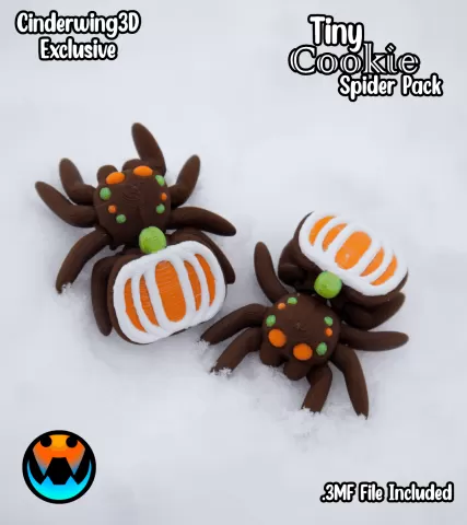 Tiny Spider - Pumpkin Cookie