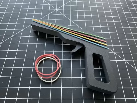 Quick Rubber Band Gun
