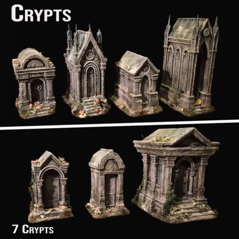 Crypts - Scatter Terrain by North Concept Miniatures