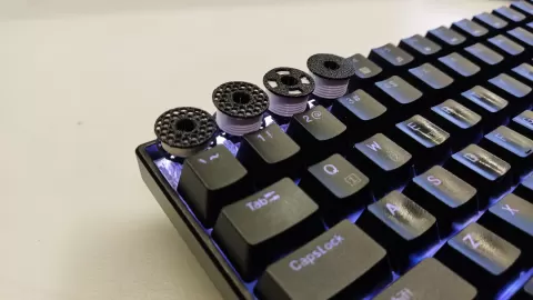 Filament spool keycap