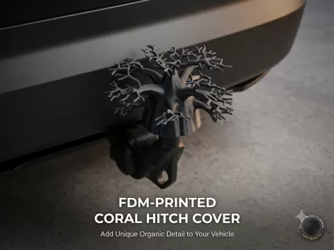 Organic Coral Tree Trailer Tow Hitch Cover