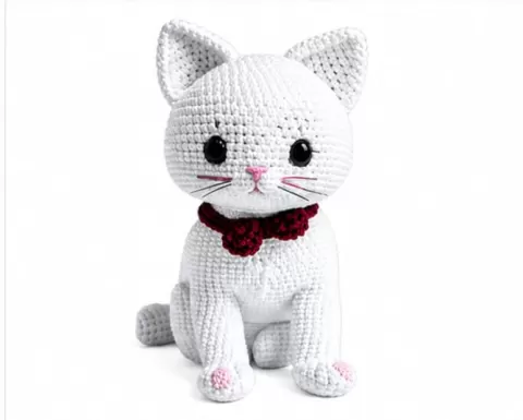 chat tricoté