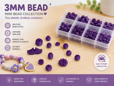 Craft Beads 3MM Sized