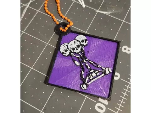 Dead By Daylight totem keychain